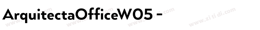 ArquitectaOfficeW05 字体转换